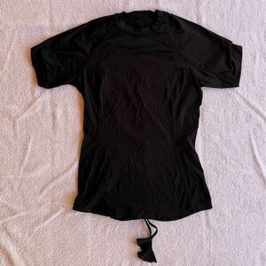 Lululemon Black Short Sleeve Rash Guard Size 4